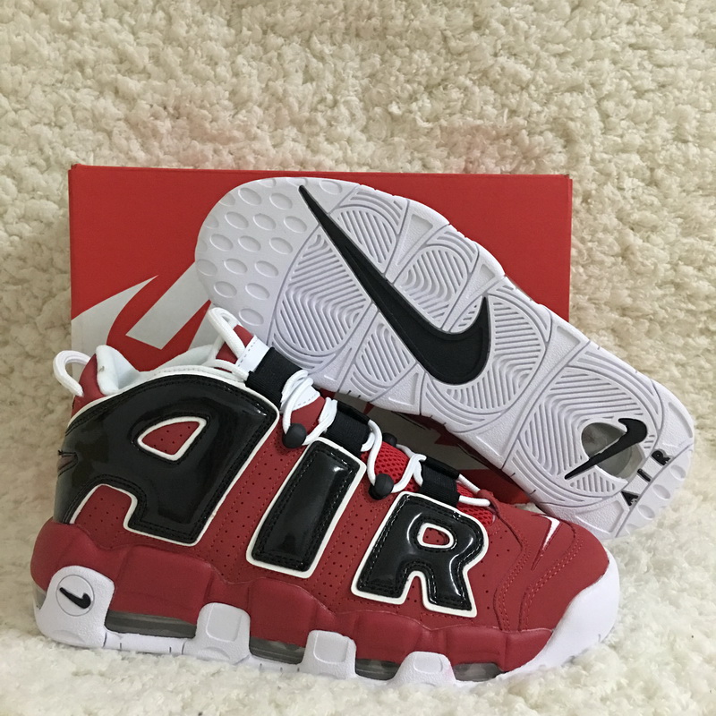 Authentic Nike Air More Uptempo RED Black